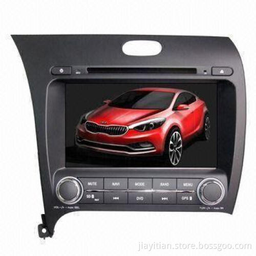 8-inch In-dash Car DVD Player, OE Fits for Kia K3 2012, Supports BT/TV/GPS/iPod/3G Functions